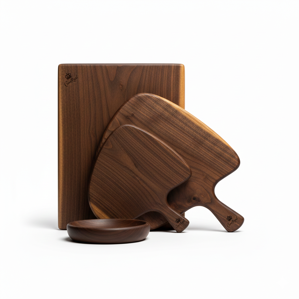 Acacia Wood Culinary Board Trio