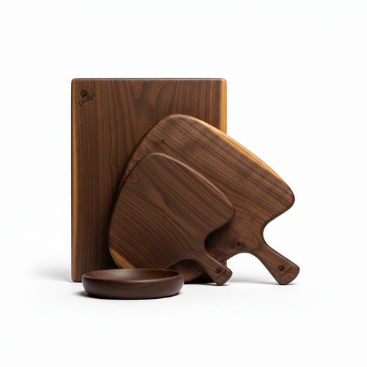 Acacia Wood Culinary Board Trio