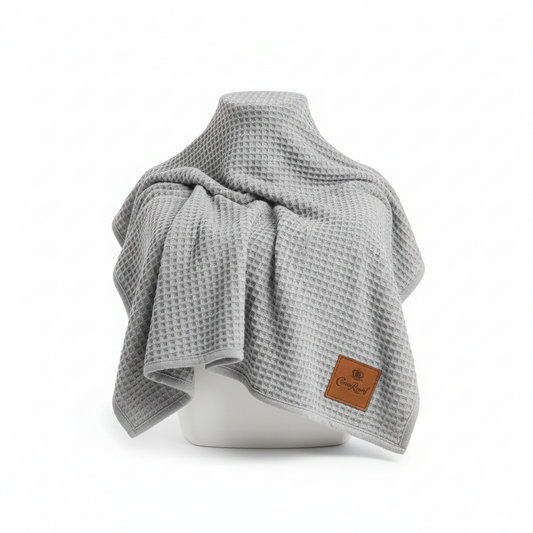 Waffle Weave Organic Cotton Throw